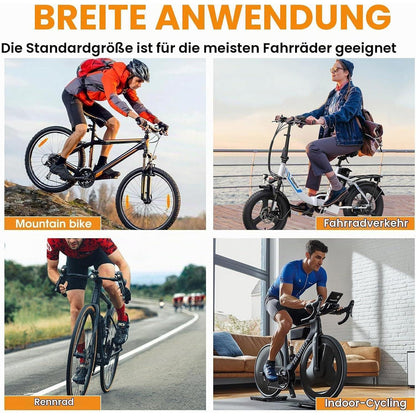 2x Faltbare Fahrradpedale Aluminium, Rutschfest & Reflektoren