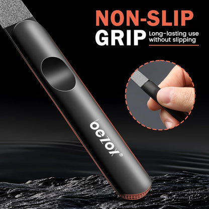 Nagelfeilen-Set Edelstahl doppelseitig Diamant-Staub 2 Stück