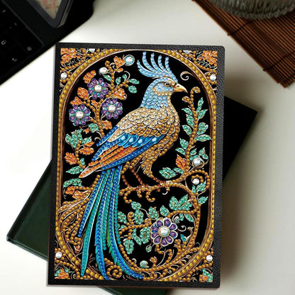 Diamond Painting Notizbuch Papagei – A5 Skizzenbuch Journal