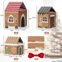 DIY Adventskalender Häuser zum Befüllen mit Zubehör