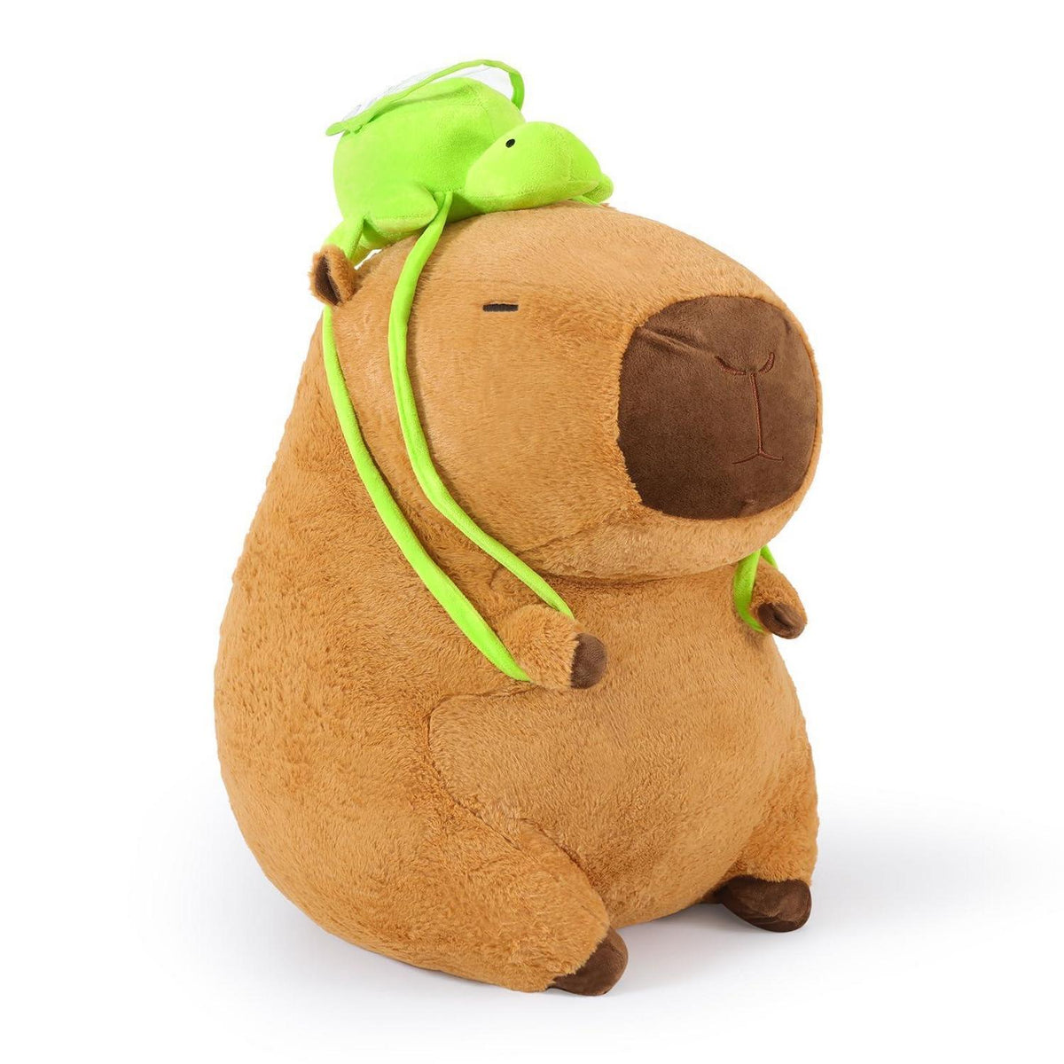 XXL Capybara Kuscheltier 65cm - Weiches Plüschkissen Stofftier