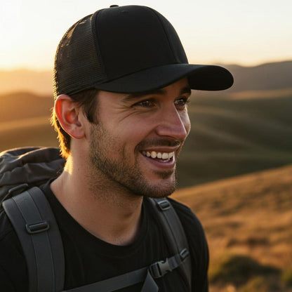 Unisex Trucker Cap – Atmungsaktive Baseballkappe mit Mesh