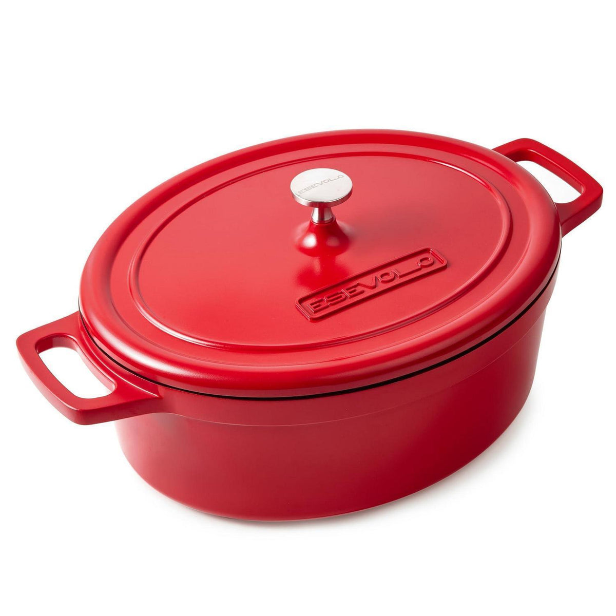 Ovaler Bräter mit Deckel – 38cm, 11L, Aluguss