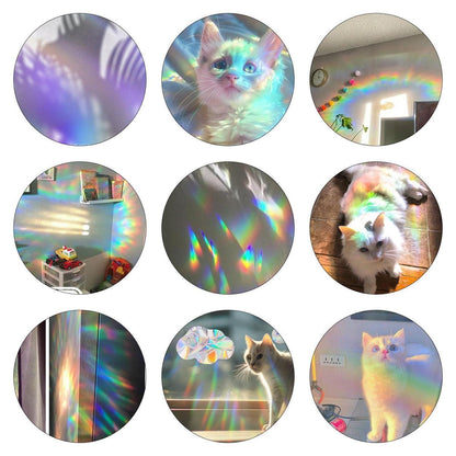 Prisma Fensteraufkleber Regenbogen Suncatcher Vogelschutz