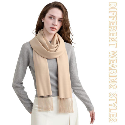 Pashmina Schal Damen Festliche Stola für Abendkleid Beige
