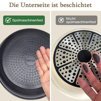 15-teiliges Granit Topfset mit Antihaftbeschichtung