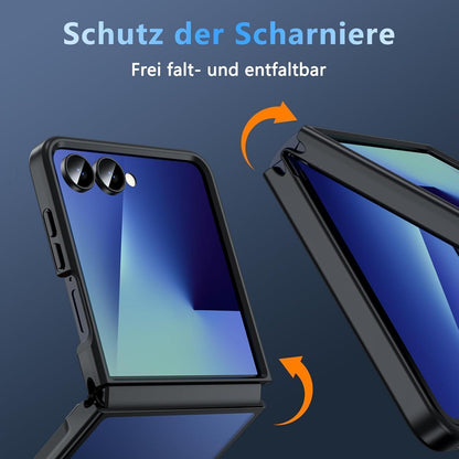 Schutzhülle für Galaxy Z Flip 7, Militärschutz, Schwarz