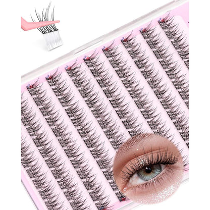 Selbstklebende Cluster Wimpern 11mm – Natürlich & Rückstandslos