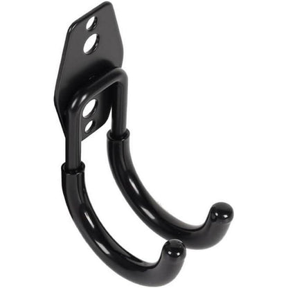 12er Pack Garagenhaken für Werkzeug, Fahrrad & Leiter (Schwarz)