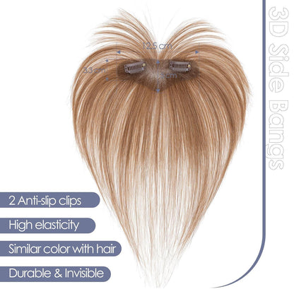 Echthaar Clip-in Pony – Hellbraun #6 – Wispy Pony für Damen