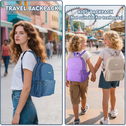 Leichter Damen Wander Rucksack, wasserabweisend, hellblau-klein