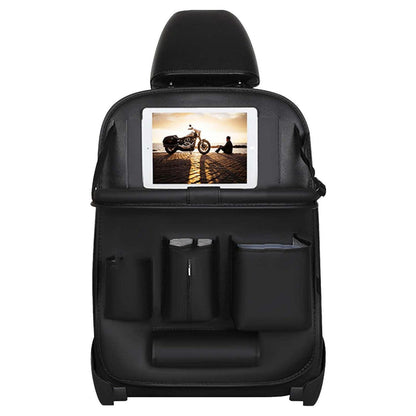 Auto Organizer Kinder mit Klapptisch & Tablet Tasche Schwarz