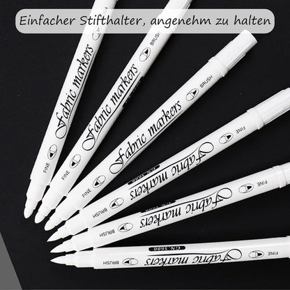 Textilstifte Weiß – Waschmaschinenfest & Vielseitig