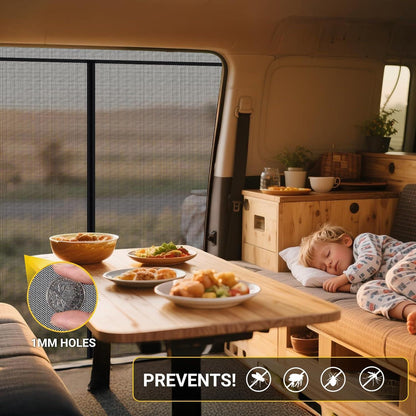 Magnetisches Moskitonetz für VW T5/T6 Schiebetür