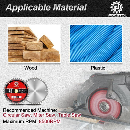 Kreissägeblatt Holz 184mm 40 Zähne 5er Set für Weichmaterialien