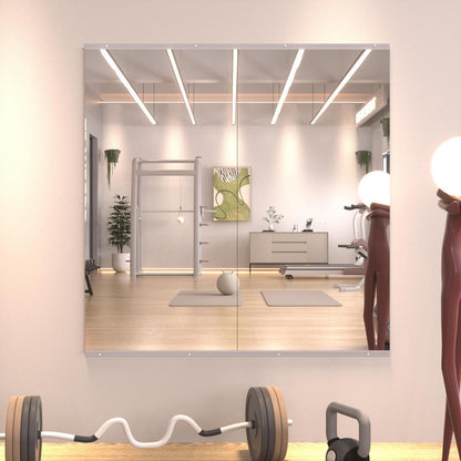 Ganzkörperspiegel 120x60cm – 2er Set für Fitness & Yoga