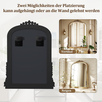 Vintage Wandspiegel 81x61cm, Barock Gold/Kupfer