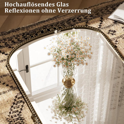 Vintage Wandspiegel 81x61cm – Barock Spiegel Gold oder Kupfer