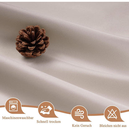Duschvorhang Sandfarben 100x200 cm – Wasserdicht & Schnelltrocknend