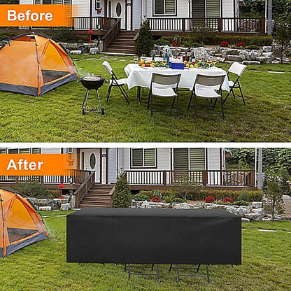 Gartenmöbel Abdeckung Wasserdicht 150x90x80cm – Schutzhülle Winterfest