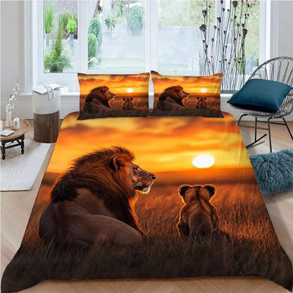 Kinderbettwäsche König Der Löwen 135x200 cm, 3-teilig