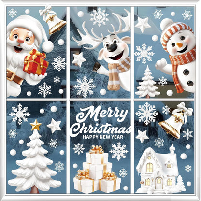 Weihnachts Fenstersticker – 146 Aufkleber für festliche Deko