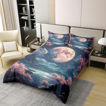 100% Baumwolle Bettbezug Kirschblüten Japanischer Stil 200x200