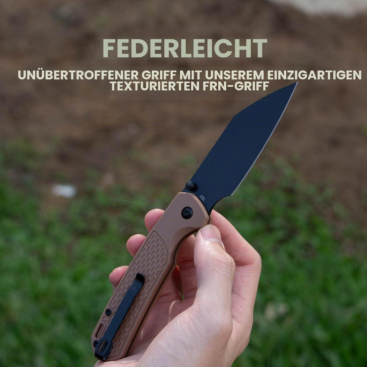 Taschenmesser mit AR-SFII Stahlklinge – Leicht & Robust für Outdoor