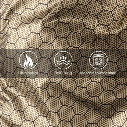 Winterhundejacke 2in1 Winddicht & Wasserdicht mit Geschirr