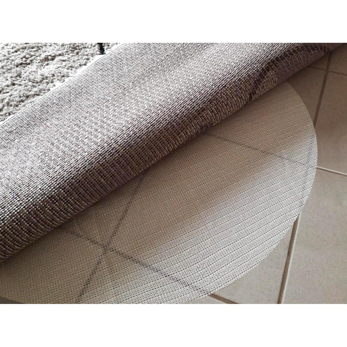 Rund Teppich Antirutschmatte 110cm – Rutschfest & Vielseitig