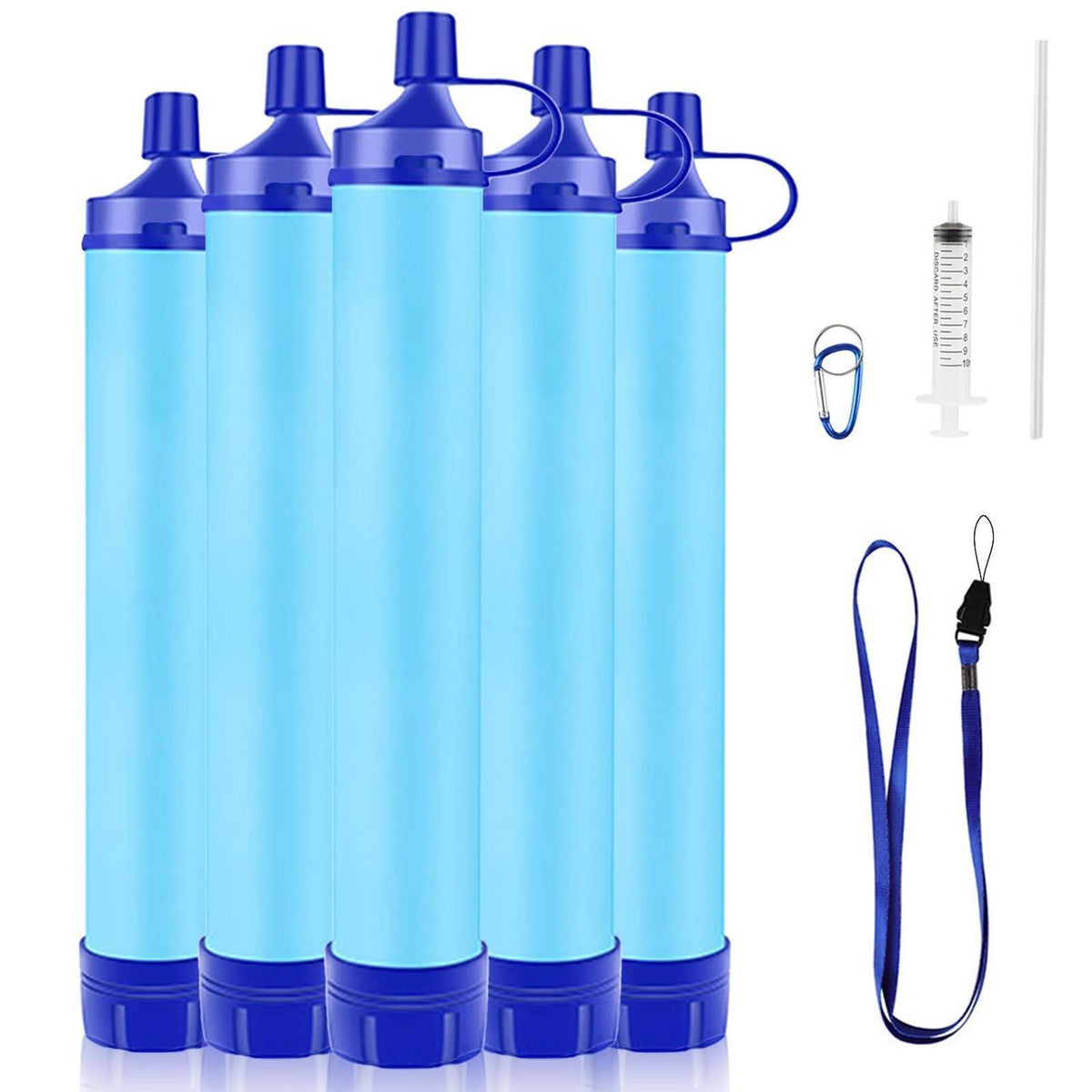 Wasserfilter Outdoor 5er Pack – 1500 Liter, Bakterienfilter