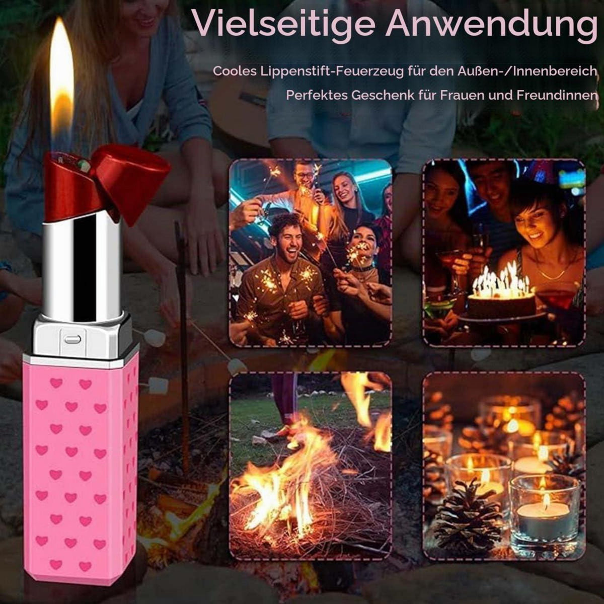 Nachfüllbares Jet-Flame Feuerzeug | Verstellbare Flamme & Geschenkverpackung