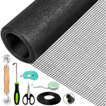 Fliegengitter Fenster 300x120cm – Schneidbar & Reparatur Set