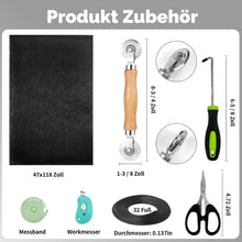 Fliegengitter Fenster 300x120cm – Schneidbar & Reparatur Set