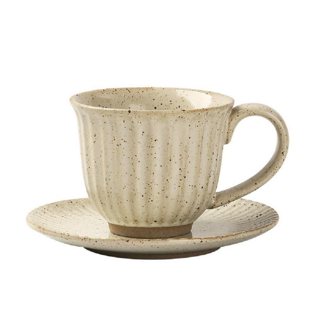 Cappuccino Tasse Set Beige - Vintage Espressotasse 160ml