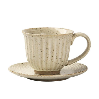 Cappuccino Tasse Set Beige - Vintage Espressotasse 160ml