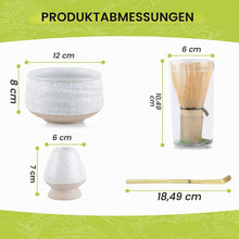 Matcha Set 4-teilig mit Besen, Schale & Löffel