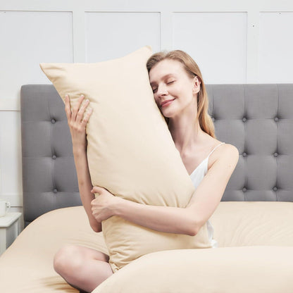 Seitenschläfer Kissenbezug 2er Set 40x145 cm – Weich & Öko-Zertifiziert