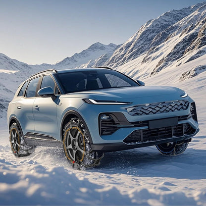 Schneeketten Auto – Schnelle Montage in 30s – 2 Stück