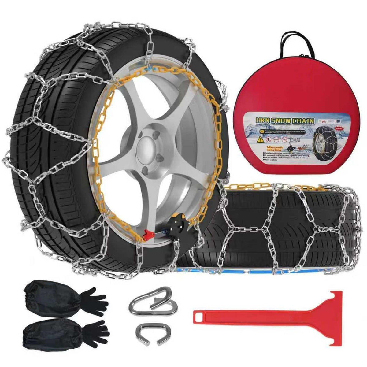 Automatische Schneeketten 12mm – Schnelle Montage & EN 16662 Zertifizierung