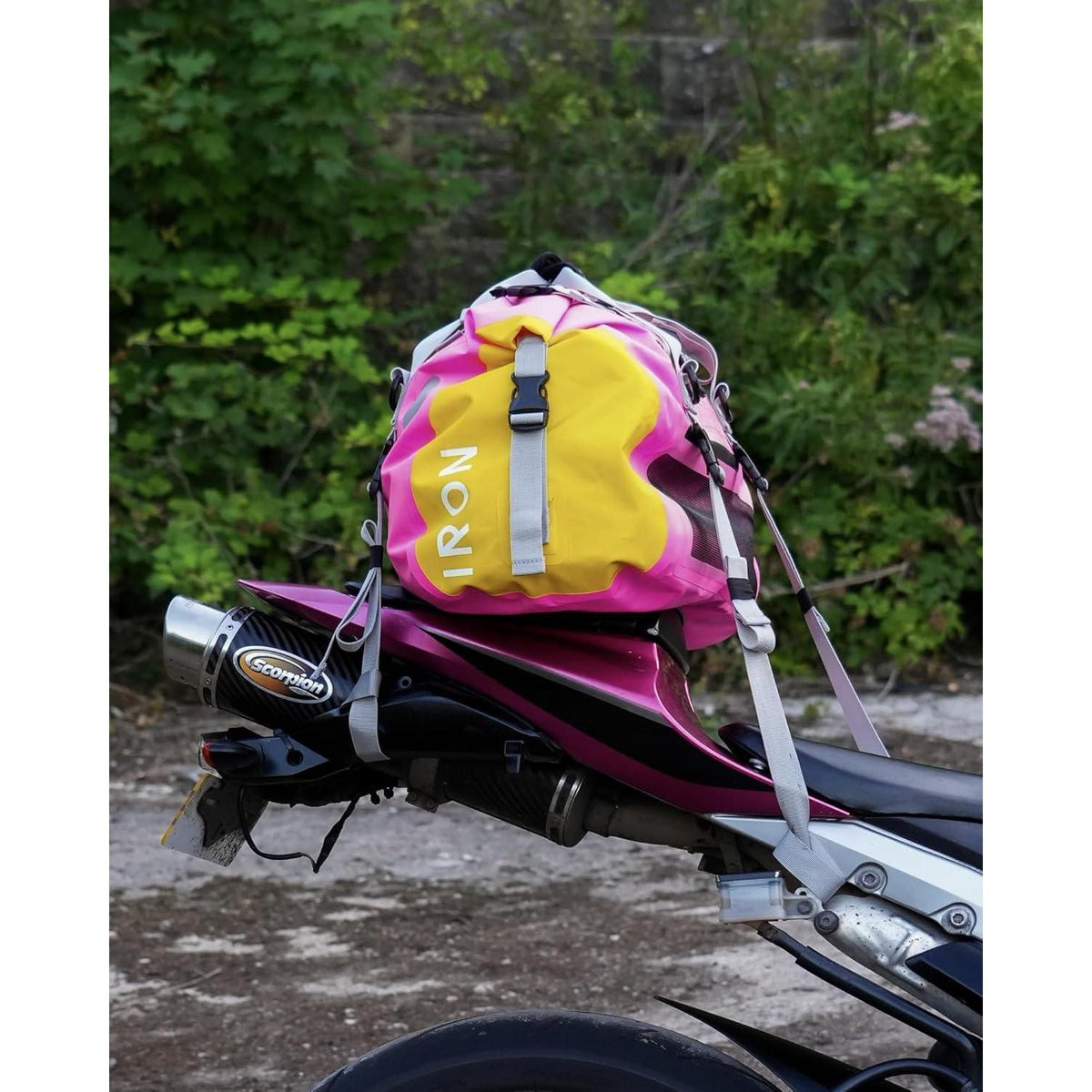Wasserdichte Motorrad Gepäckrolle 50L – Hecktasche für Reisen