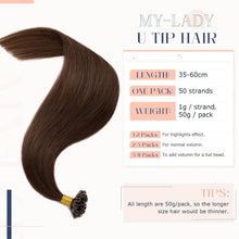 Echthaar Extensions Bondings 60cm Schokoladenbraun #04