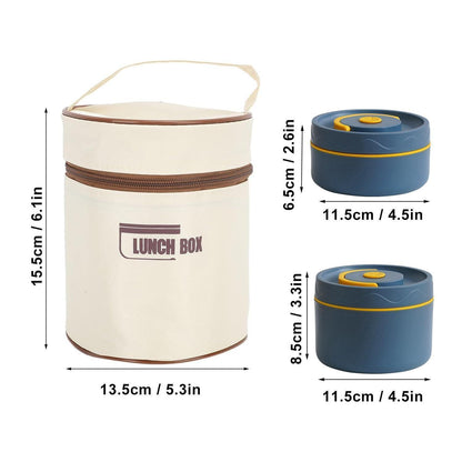 Edelstahl Lunchbox Thermobehälter für heiße & kalte Speisen