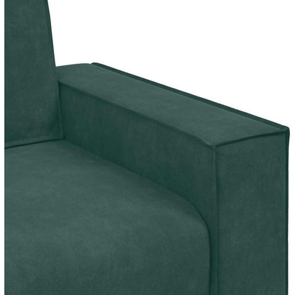 2-Sitzer Sofa Dunkelgrün Samt – Komfortable Polstercouch