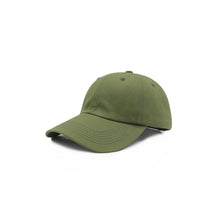 Übergröße Basecap Herren | Baumwolle | Verstellbar 60-65cm | Armee-Grün