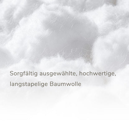 Musselin Bettwäsche Set 200x220 cm Beige – 3-teilig & atmungsaktiv