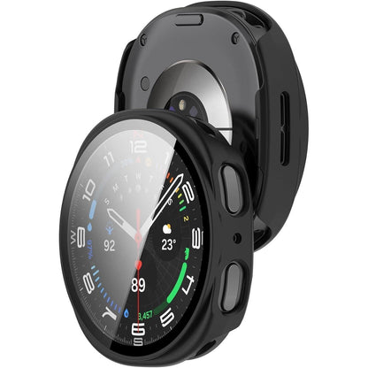 Schutzhülle für Samsung Galaxy Watch 8 40mm, Schwarz + Transparent