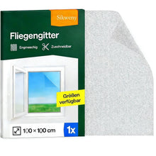 Fliegengitter Fenster 100x100cm – Zuschneidbar, Ohne Bohren, Insektenschutz