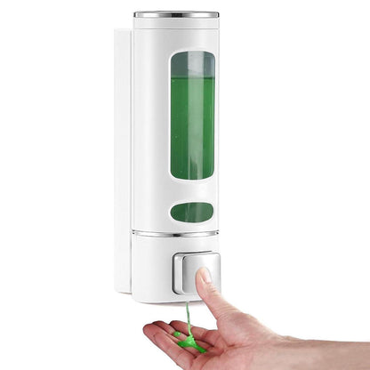 Wandseifenspender 400ml – Ohne Bohren, Weiß