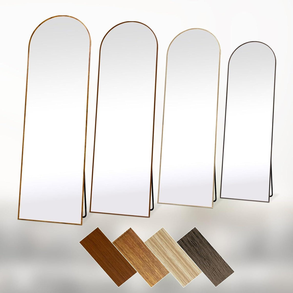 Gewölbter Ganzkörperspiegel 180x76cm – Klassisch & Modern